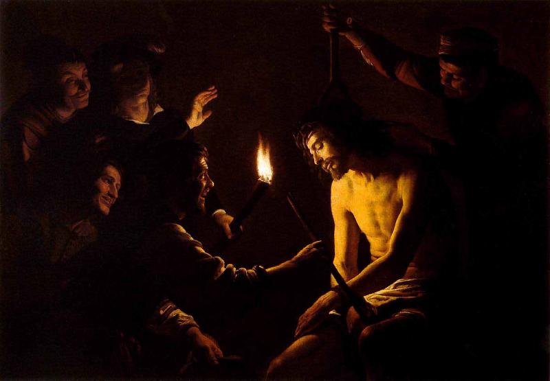 Gerard van Honthorst The Mocking of Christ oil painting picture